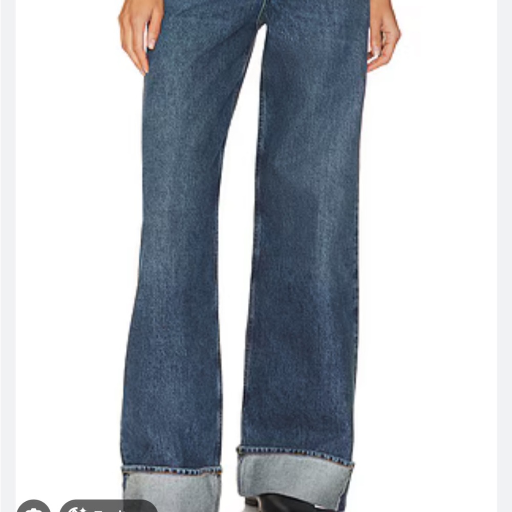 Agolde Dark Blue Flare Jeans